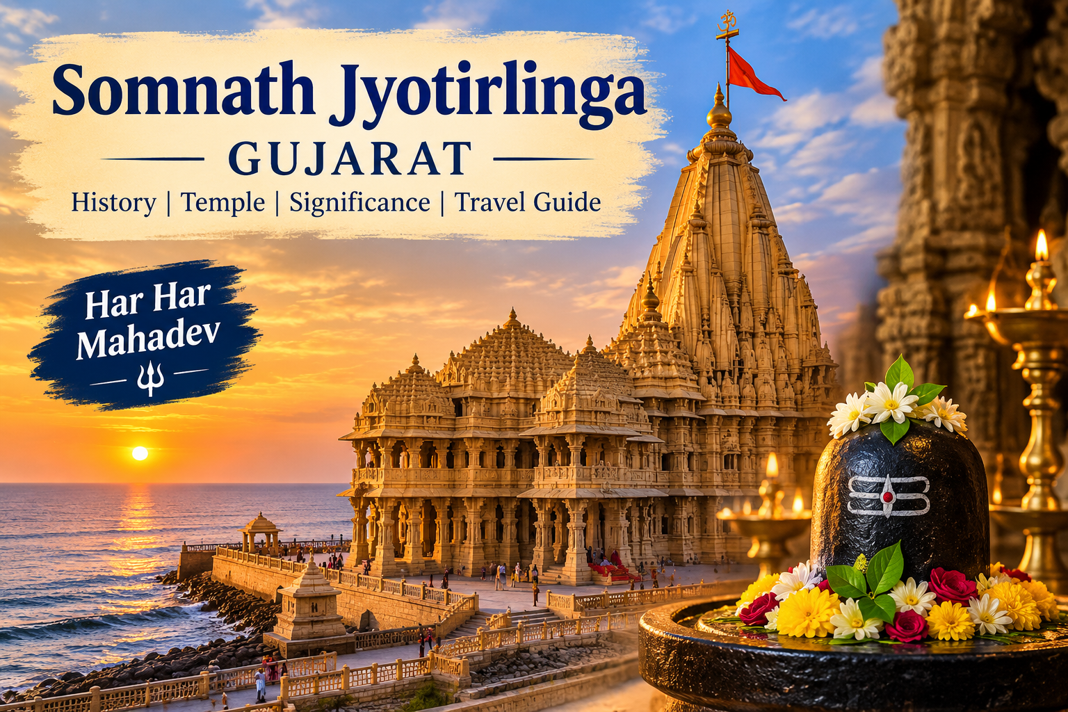 Somnath Jyotirlinga – Gujarat: History, Significance, Temple and Spiritual Importance
