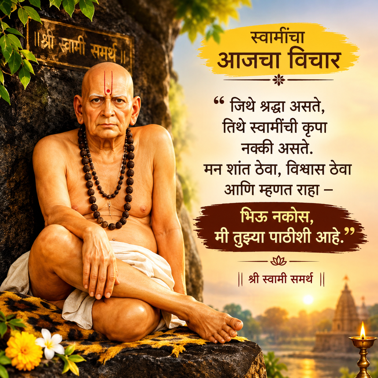 Swami Samarth Good Thought – श्री स्वामी समर्थांचे प्रेरणादायी विचार