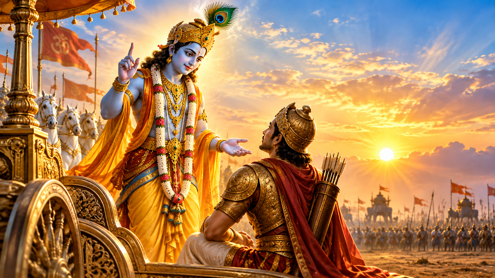 श्रीकृष्णाने सांगितलेले कर्माचे महत्त्व – जीवन जगण्याचा अनमोल संदेश