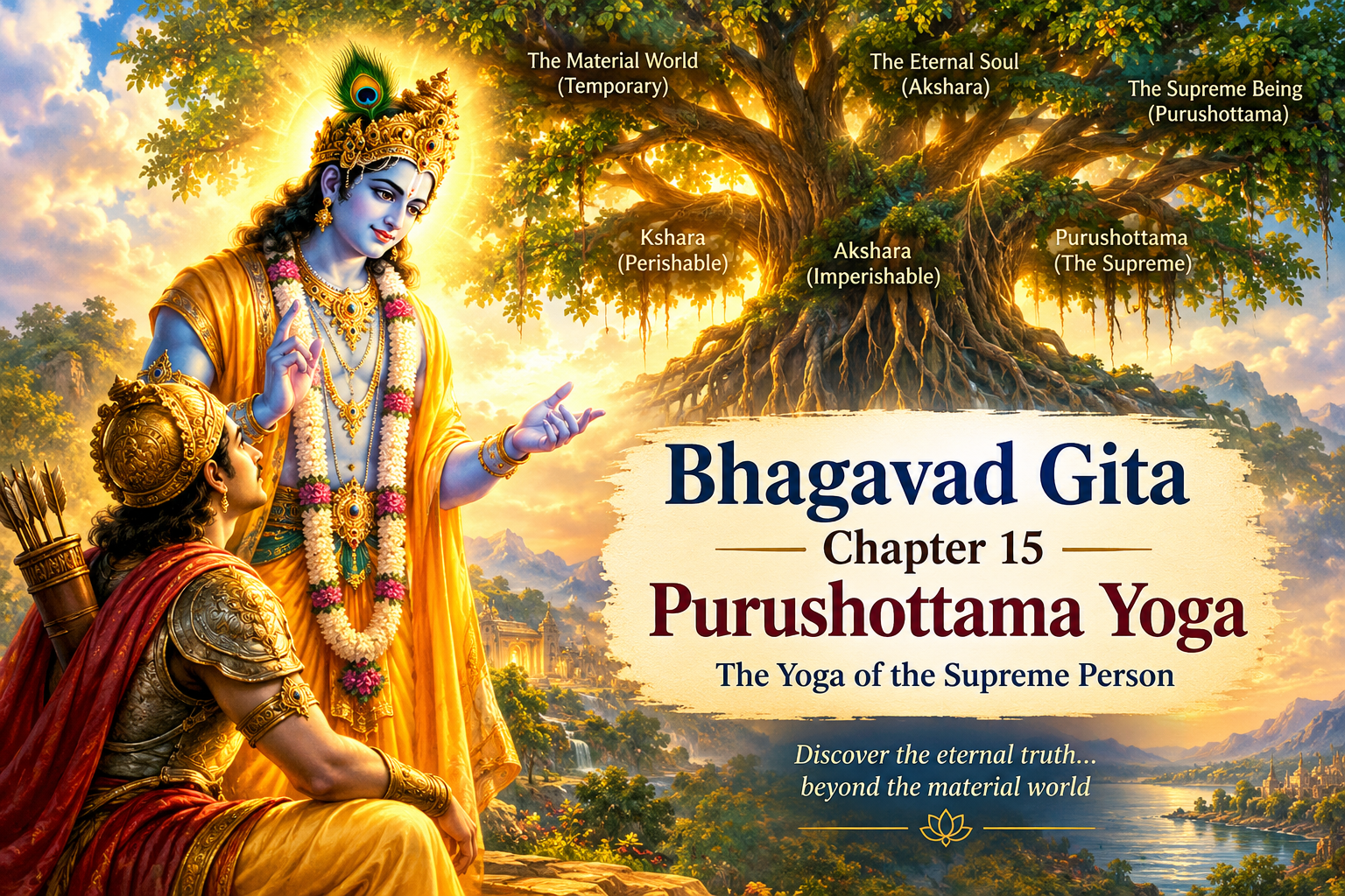📖भगवद्गीता अध्याय: १५ — पुरुषोत्तम योग (The Yoga of the Supreme Person)