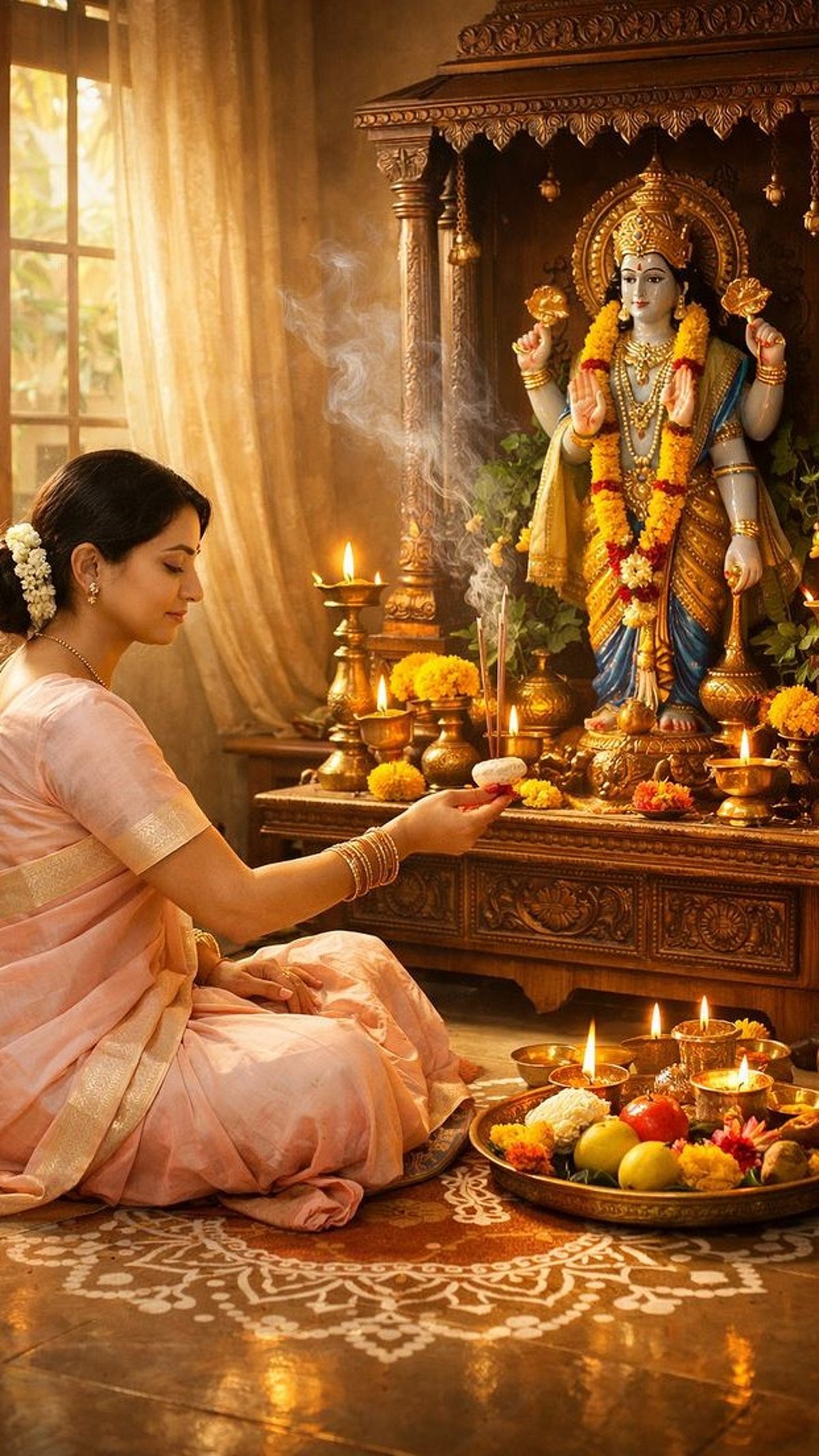 सकाळी देवपूजा करण्याचे महत्त्व – दिवसाची सुरुवात सकारात्मक ऊर्जेने