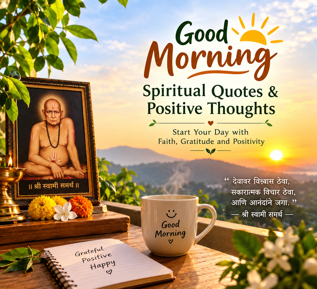 Good Morning Spiritual Quotes & Positive Thoughts – Start Your Day with Positivity