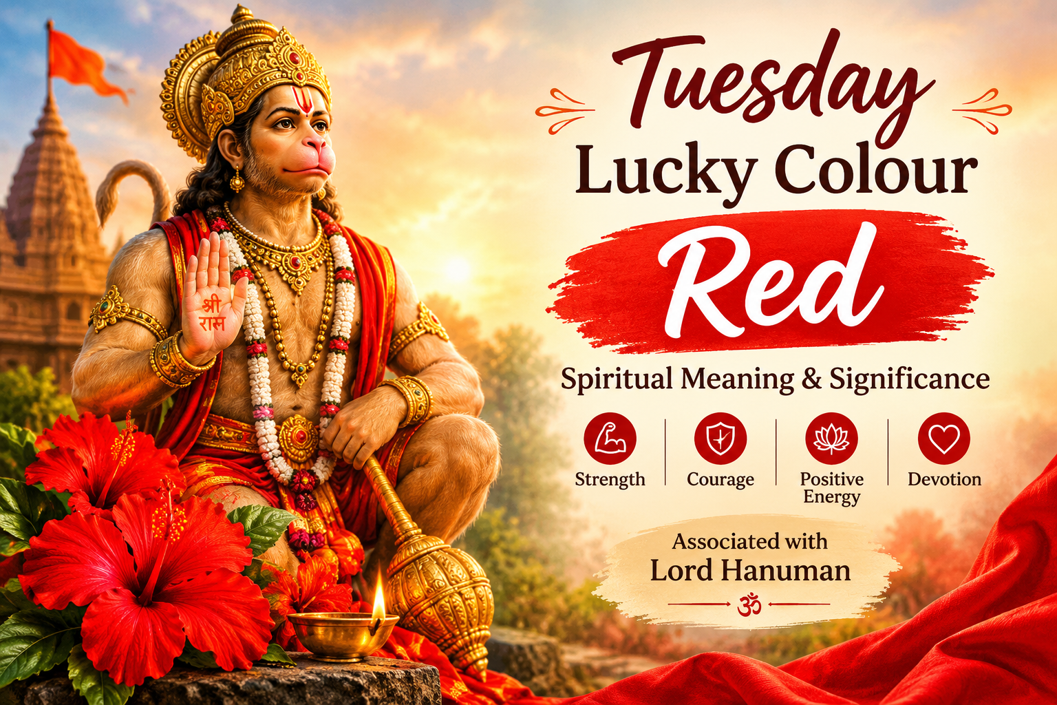 Tuesday Lucky Colour: Red – Meaning, Significance and Spiritual Benefits