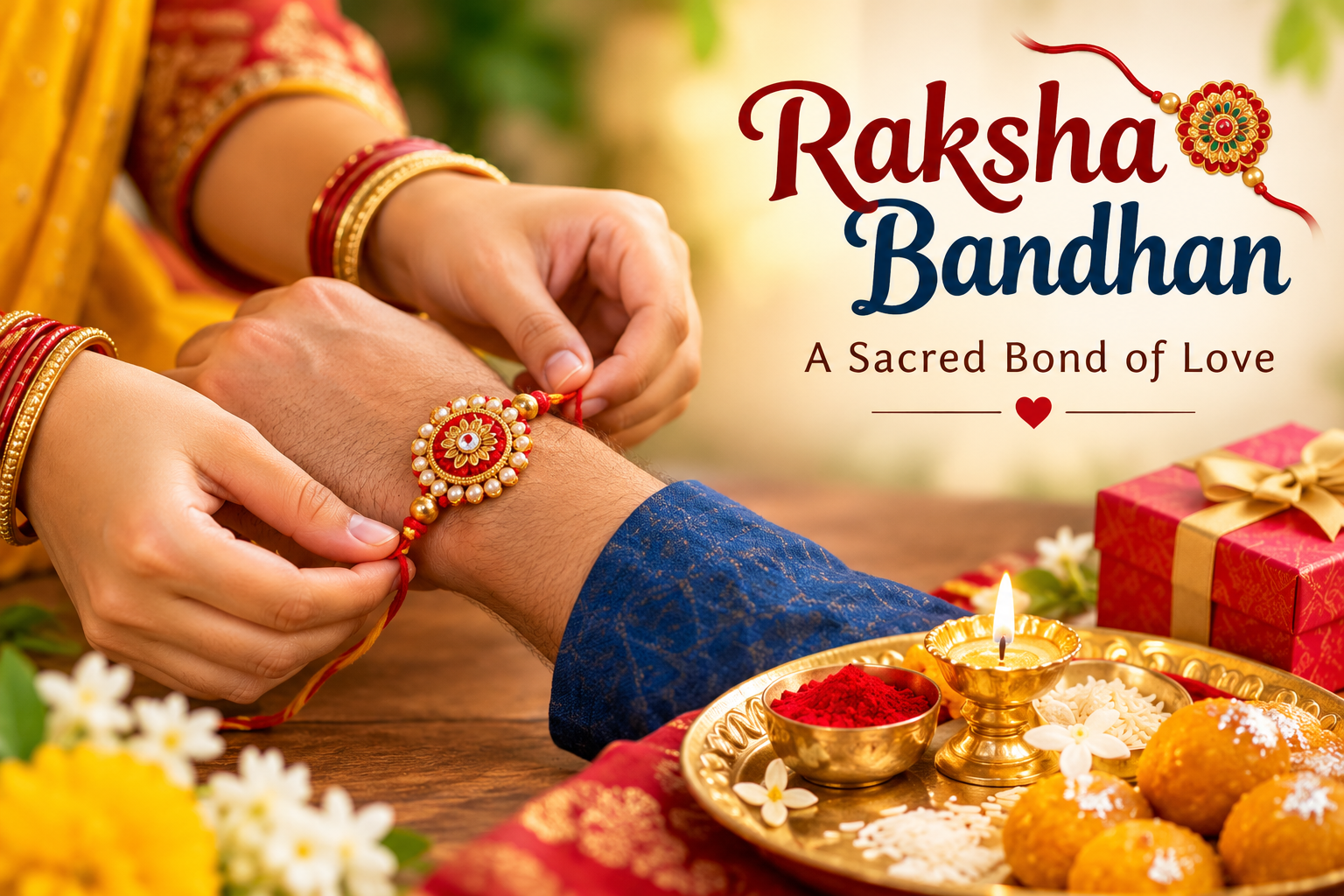 Raksha Bandhan: The Sacred Festival of Brother-Sister Love