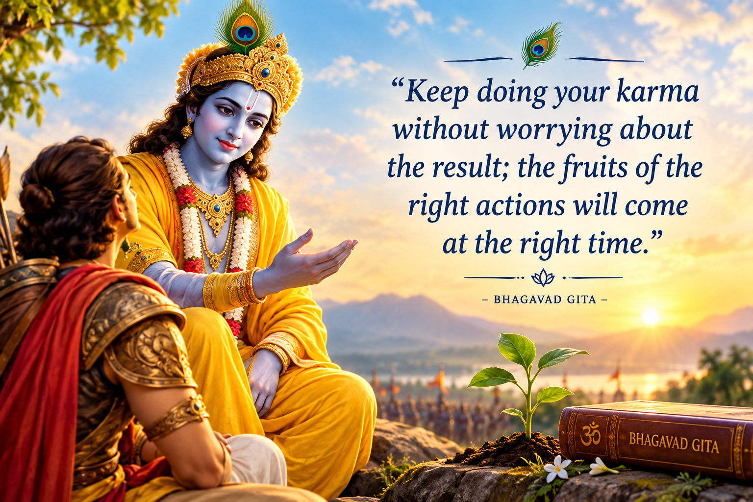 Keep Doing Your Karma, Do Not Worry About the Results