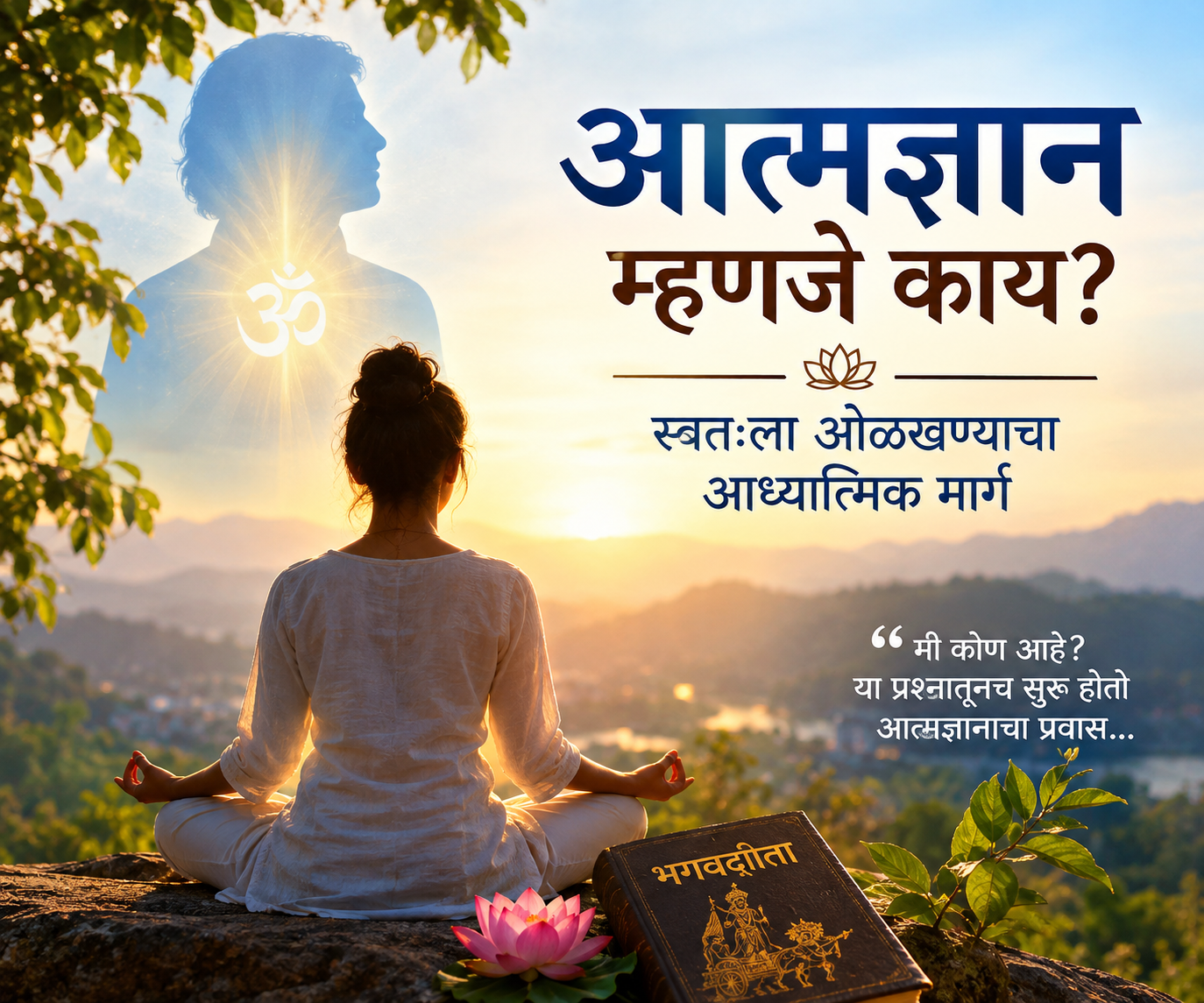 आत्मज्ञान म्हणजे काय? – स्वतःला ओळखण्याचा आध्यात्मिक मार्ग