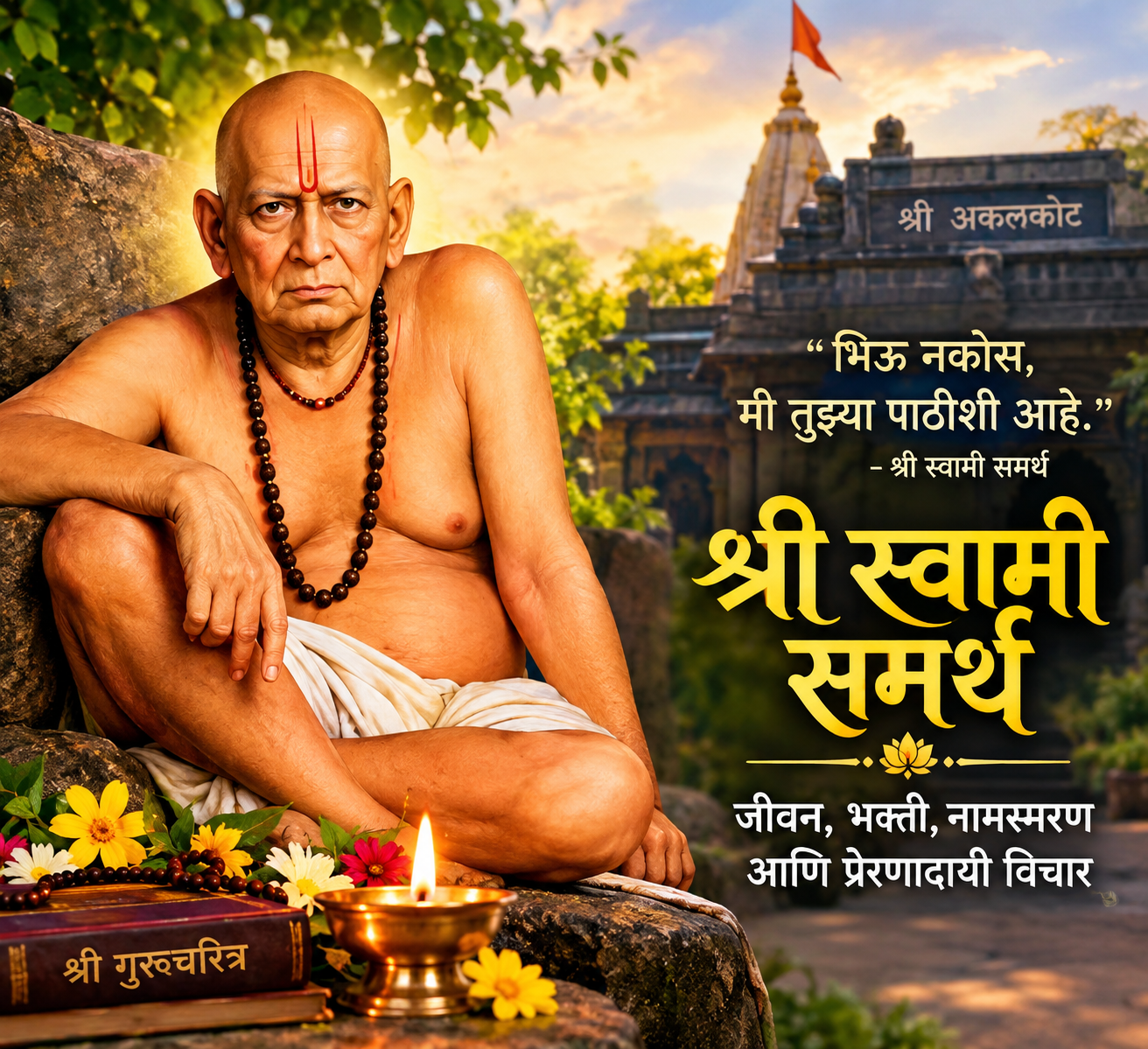 श्री स्वामी समर्थ – भक्तांचा आधार आणि विश्वासाचे स्थान 🙏
