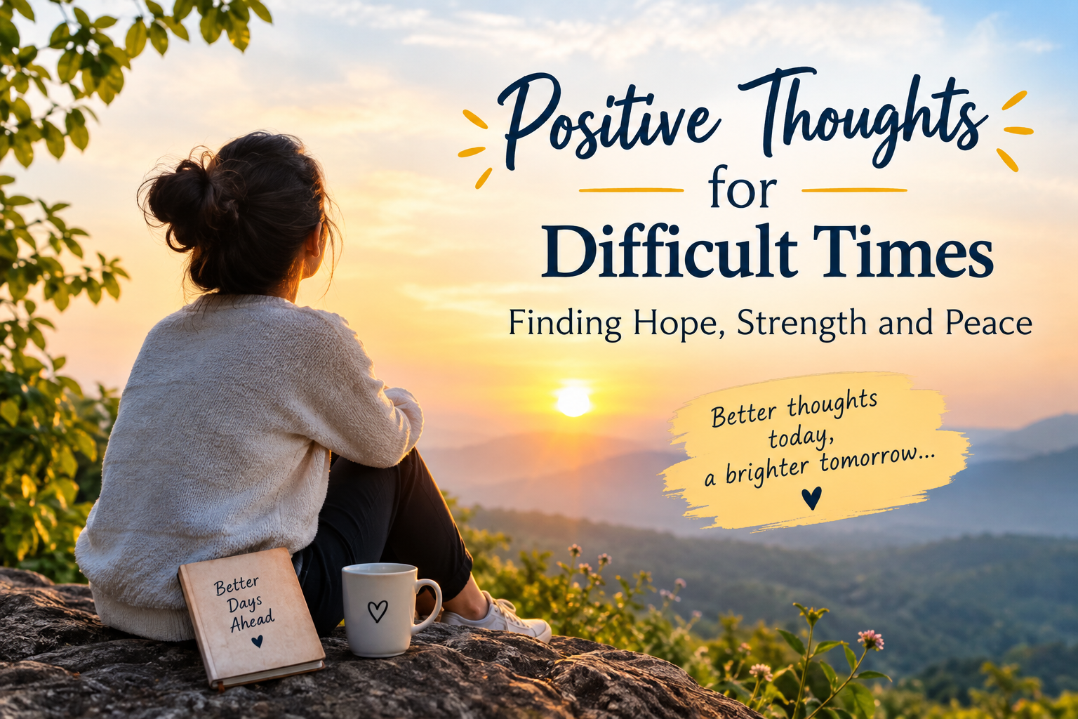 Positive Thoughts for Difficult Times: Finding Hope, Strength, and Peace