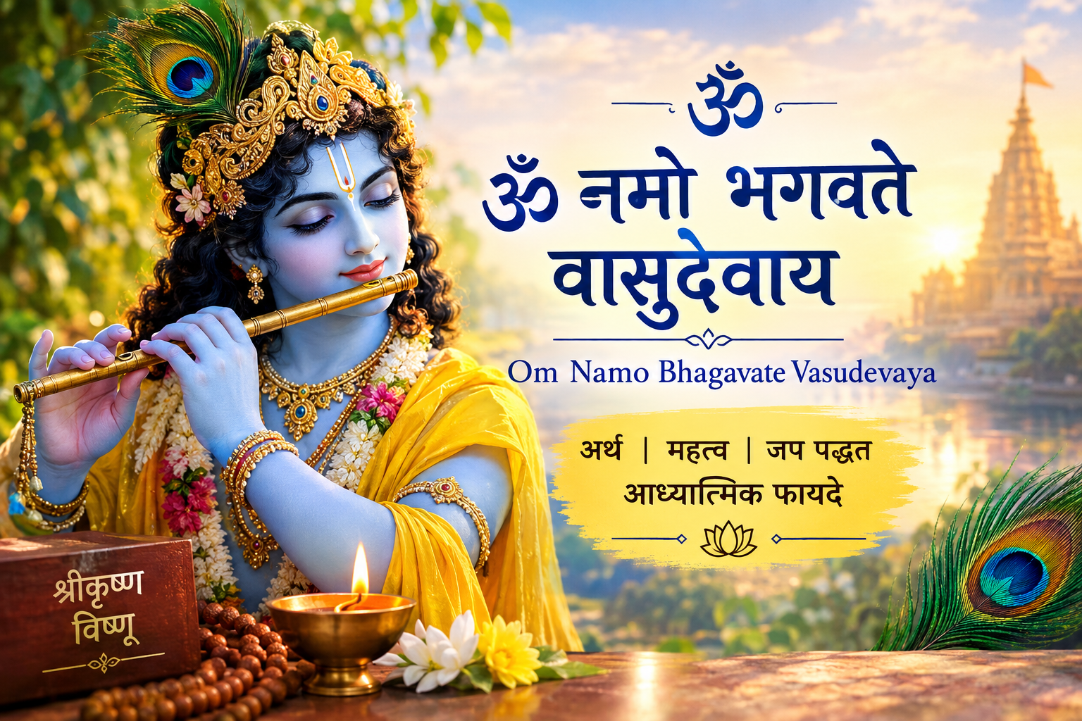 ॐ नमो भगवते वासुदेवाय मंत्र – अर्थ, महत्त्व आणि जपाचे आध्यात्मिक फायदे