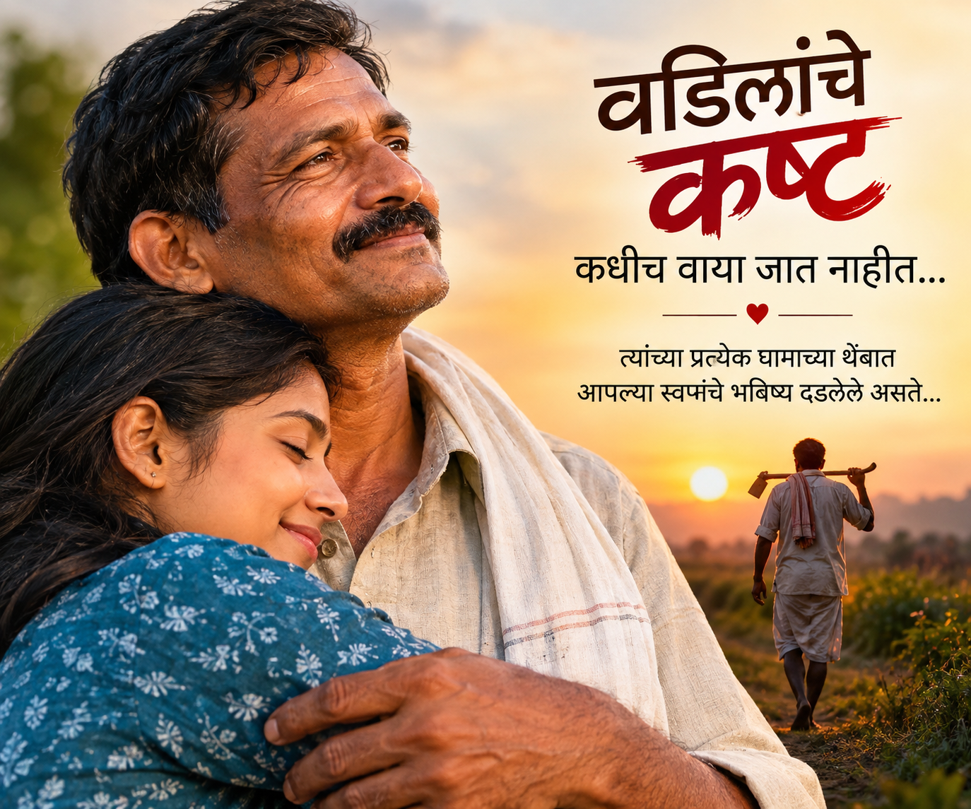 वडिलांच्या कष्टांची जाणीव करून देणारी हृदयस्पर्शी कथा